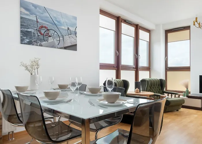 Sea Towers Nowoczesne W Gdyni Z Pieknym Widokiem I Parkingiem By Renters Apartamento *